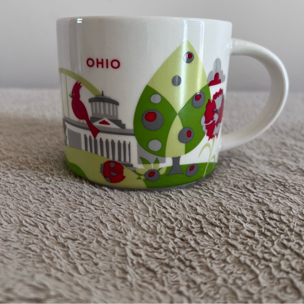 Starbucks "You Are Here" OHIO Mug YAH 14oz Display Only Collector Cup